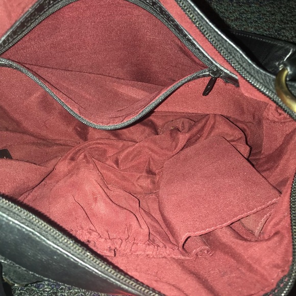 Stone and company black leather purse with strap - Picture 5 of 5